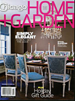 Chicago Home and Garden magazine - Nov./Dec., 2009